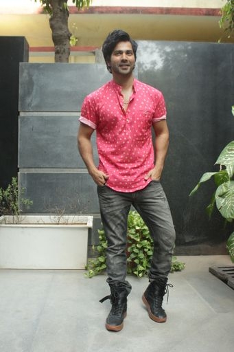 Mumbai: Actor Varun Dhawan during the promotions of his upcoming film 'Coolie No. 1', in Mumbai on Nov 6, 2020. (Photo: IANS)
