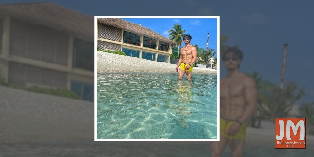 Tiger Shroff wonders if his shorts have shrunk during lockdown.