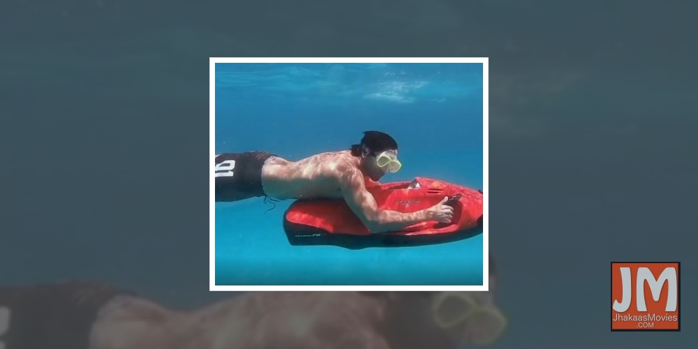 Varun Dhawan shares throwback underwater video.