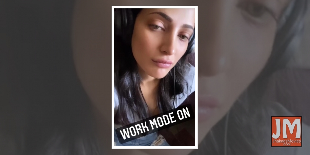 Work mode on: Shruti Haasan