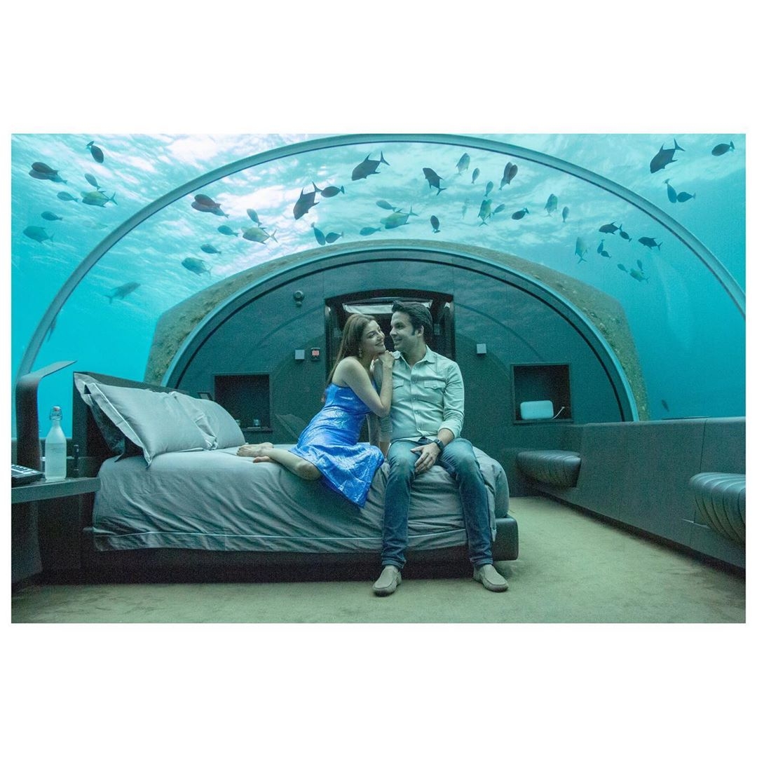 Kajal Aggarwal's underwater honeymoon capers.
