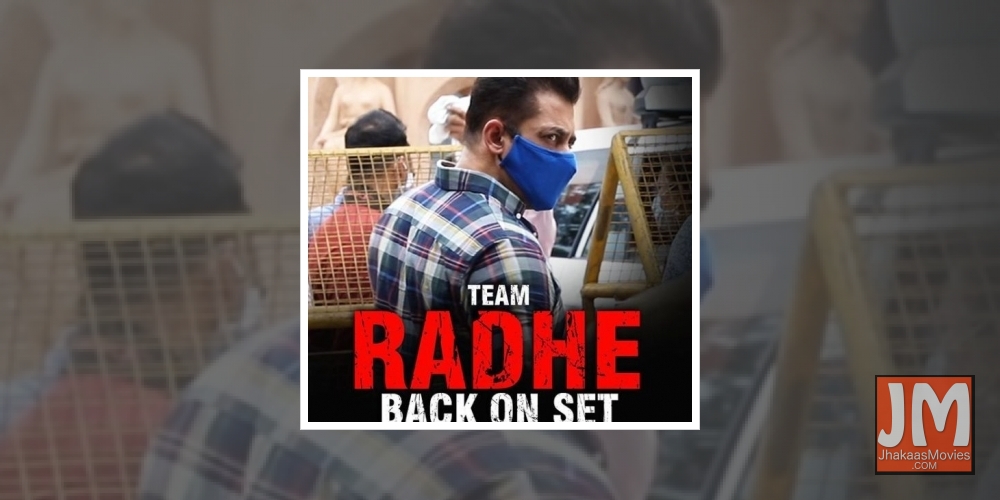 Salman Khan, Disha Patani shoot for 'Radhe' amidst new normal