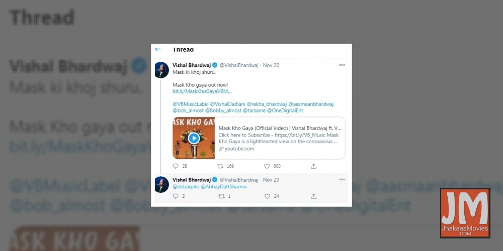 Vishal Bhardwaj, Vishal Dadlani collaborate on a 'relevant, necessary' song.