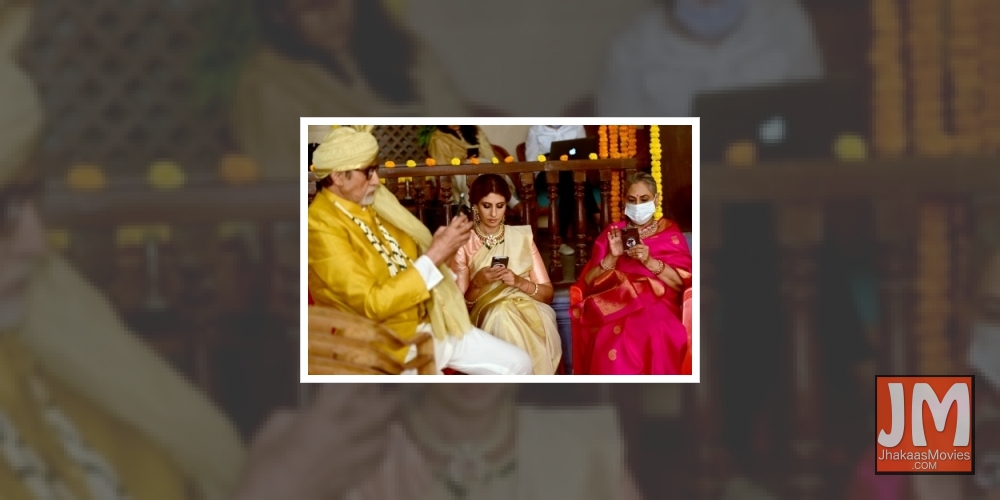 Big B shoots with wife Jaya, daughter Shweta