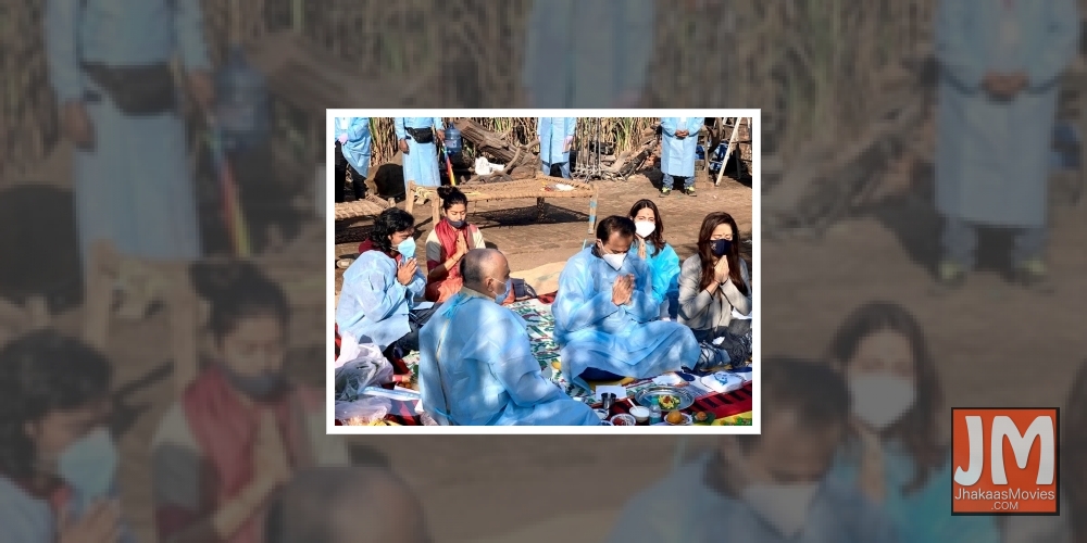 Nushrratt Bharruccha starts shooting for 'Chhorii' in Madhya Pradesh.