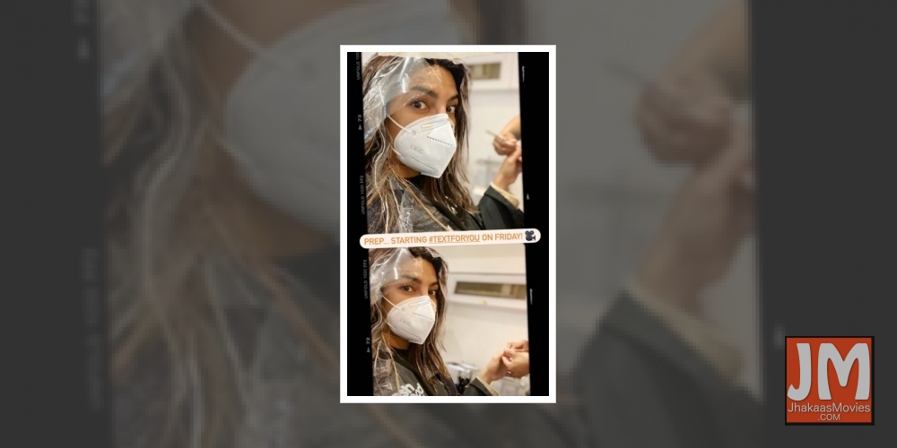 Priyanka Chopra enters prep mode for 'Text For You'.