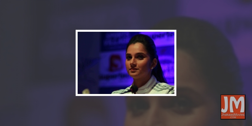 Indian professional tennis player Sania Mirza.