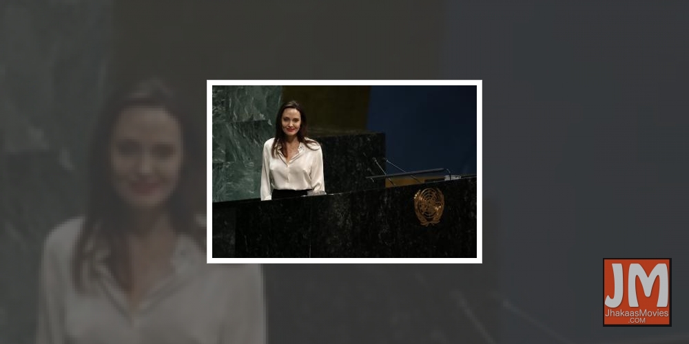 Angelina Jolie's message for victims of domestic abuse