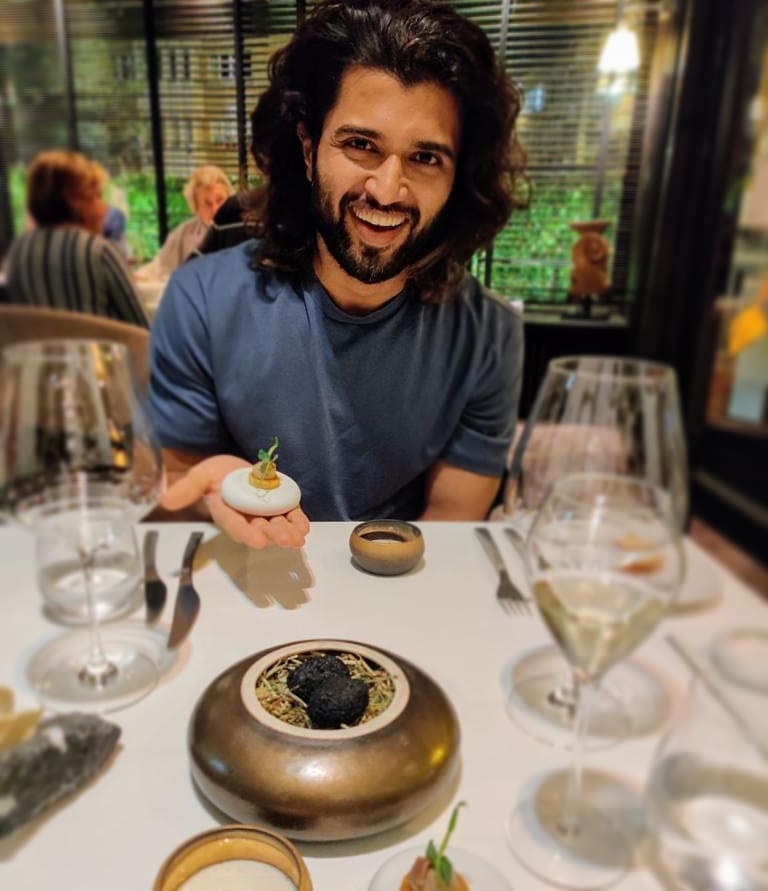Vijay Deverakonda: 'Food makes me happy'.