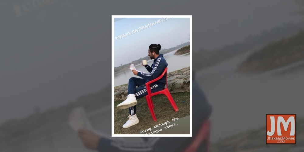 Ayushmann shares snapshot of his look in 'Chandigarh Kare Aashiqui'