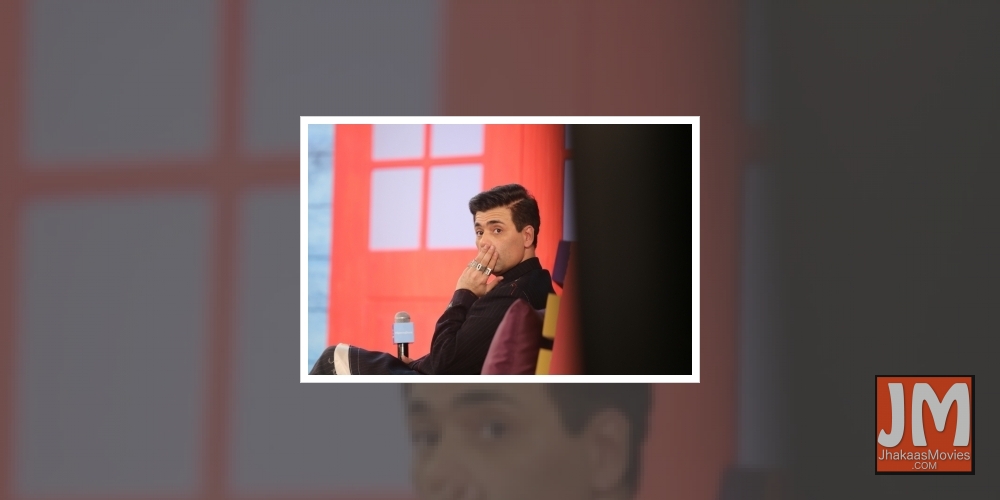 Mumbai: Filmmaker Karan Johar addresses at 'We The Women' programme in Mumbai on Dec 1, 2019.