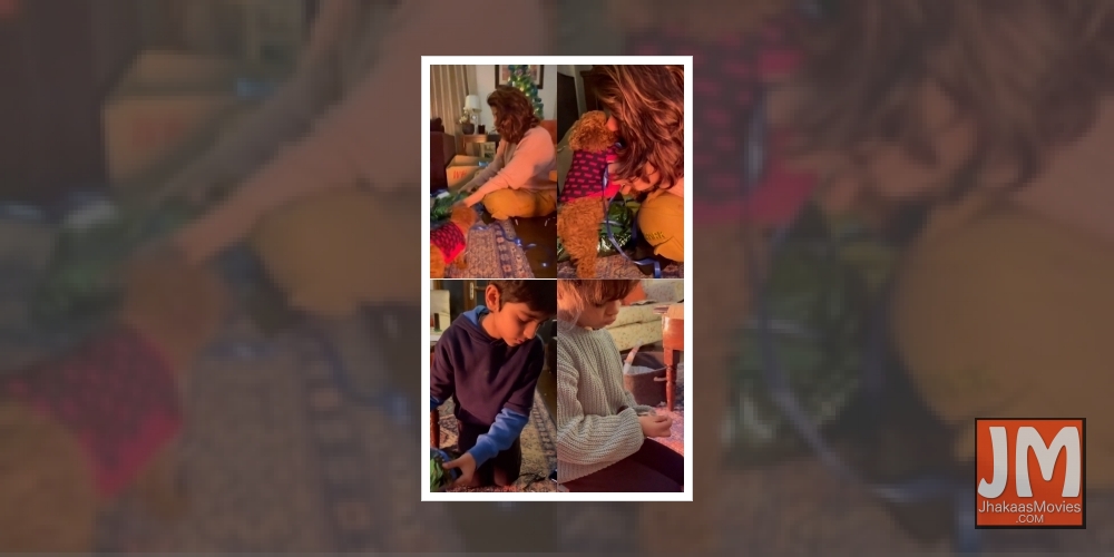 Tahira Kashyap and kids prepare for Xmas