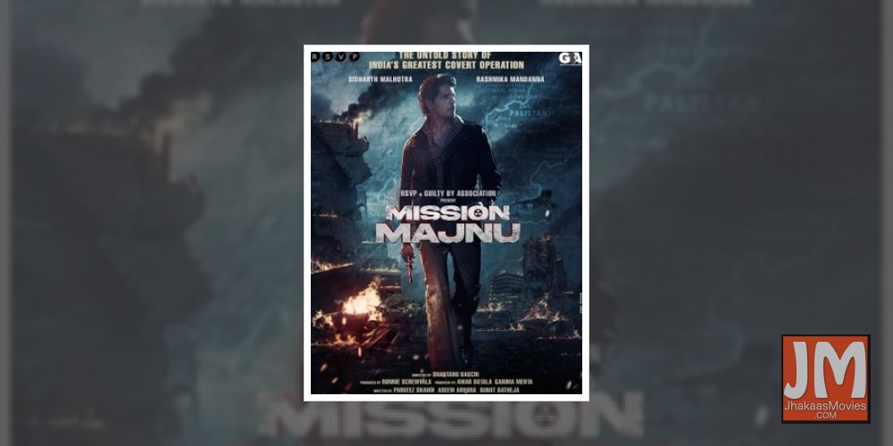 Sidharth Malhotra, Rashmika Mandanna in spy thriller Mission Majnu