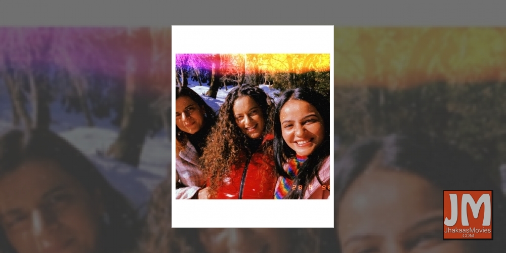 Kangana Ranaut goes hiking with family.