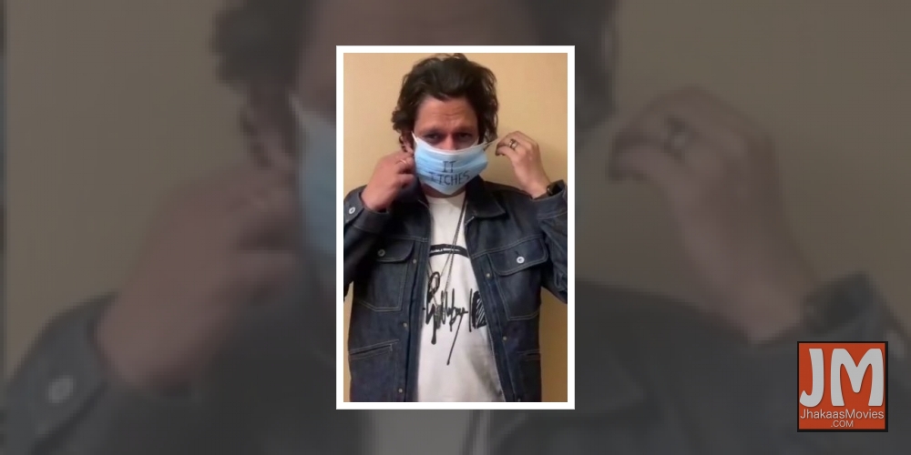 Vijay Varma urges everyone to keep masks on.