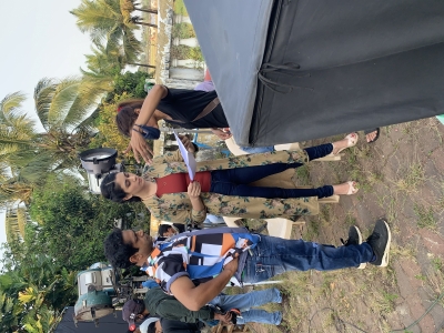 Warina Hussain spotted shooting new film in Goa