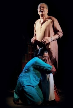 The stage still had the capacity to challenge Chatterjee. Photo courtesy of Pratap Dasgupta