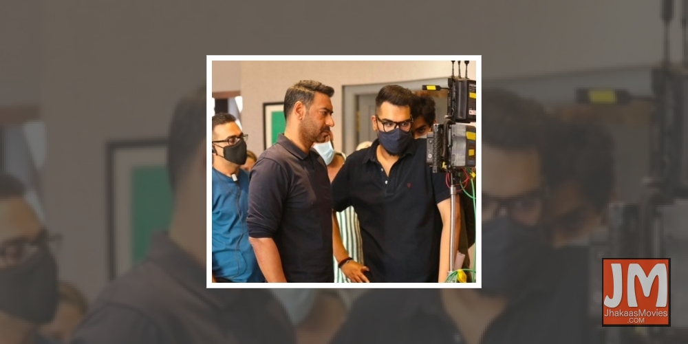 Bollywood star Ajay Devgn informed on Wednesday that he has almost wrapped up shooting for the first schedule of his upcoming directorial MayDay.