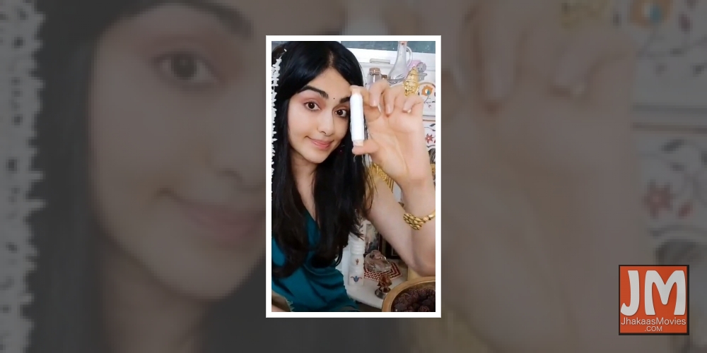 Actress Adah Sharma on Thursday shared her idea of celebrating Pongal, the festival of harvest. She shared a funny video on Twitter that shows her weaving a garland with edible stuff.