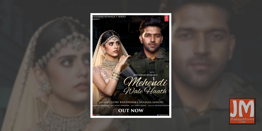 Guru Randhawa launched his new song Mehendi wale haath on Thursday, and the video features the singer with Dil Bechara actress Sanjana Sanghi.