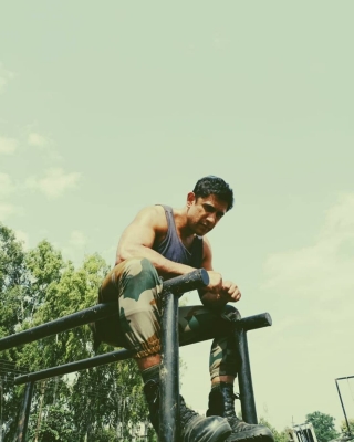 Actor Amit Sadh, who plays Kargil war hero Major Deependra Singh Sengar in an upcoming web series Jeet Ki Zid, offered his best wishes to the brave officers of the Indian Army on the occasion of Army Day on Friday