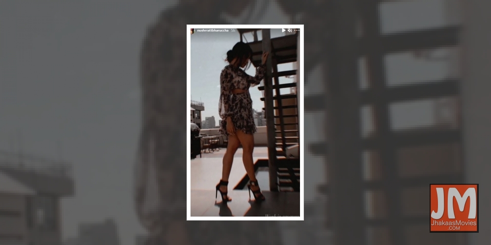 Nushrratt Bharuccha spent Saturday sending out sultry vibes to fans on social media. The actress posted pictures on Instagram Stories where she aces the style game.