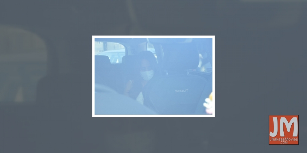 Mumbai:   Natasha Dalal & others leaving for marriage in Alibaug on Jan 22, 2021.