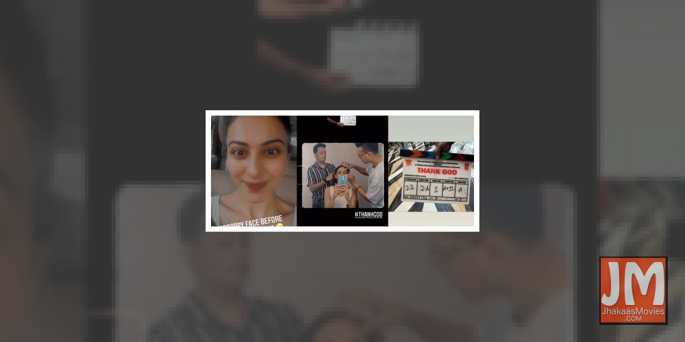 Rakul Preet begins shoot for 'Thank God'.