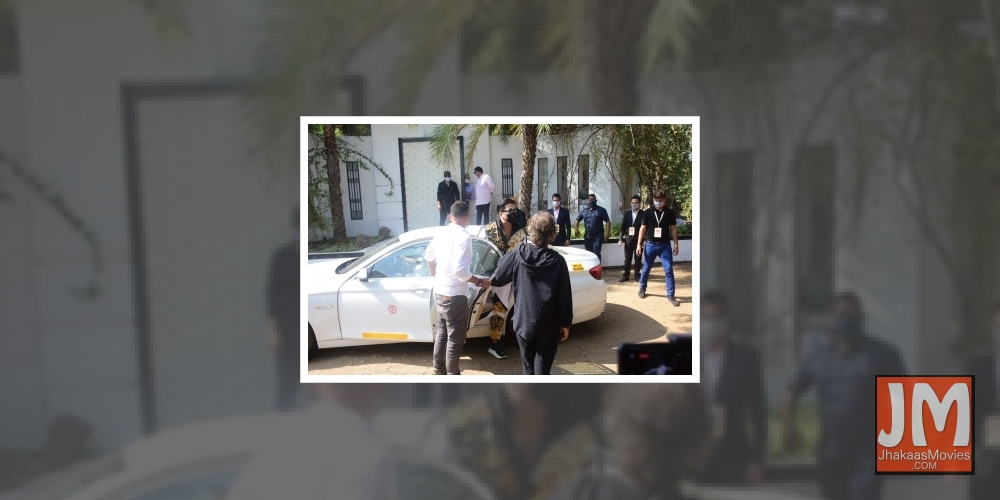 MUMBAI: Karan Johar Arrives at Varun Dhawan's Marriage Venue on Thursday, 21 January 2021.