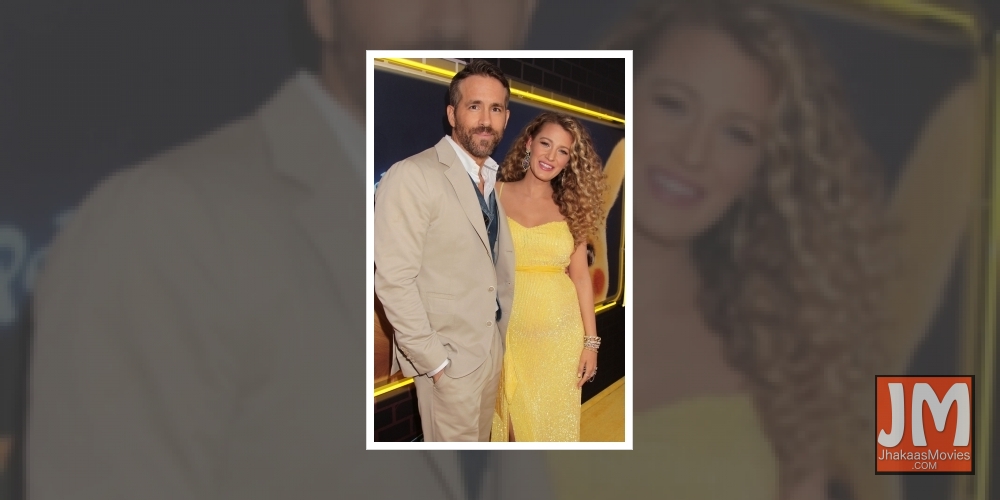New York: Actor Ryan Reynolds with his wife and actress Blake Lively at the premiere of his film 