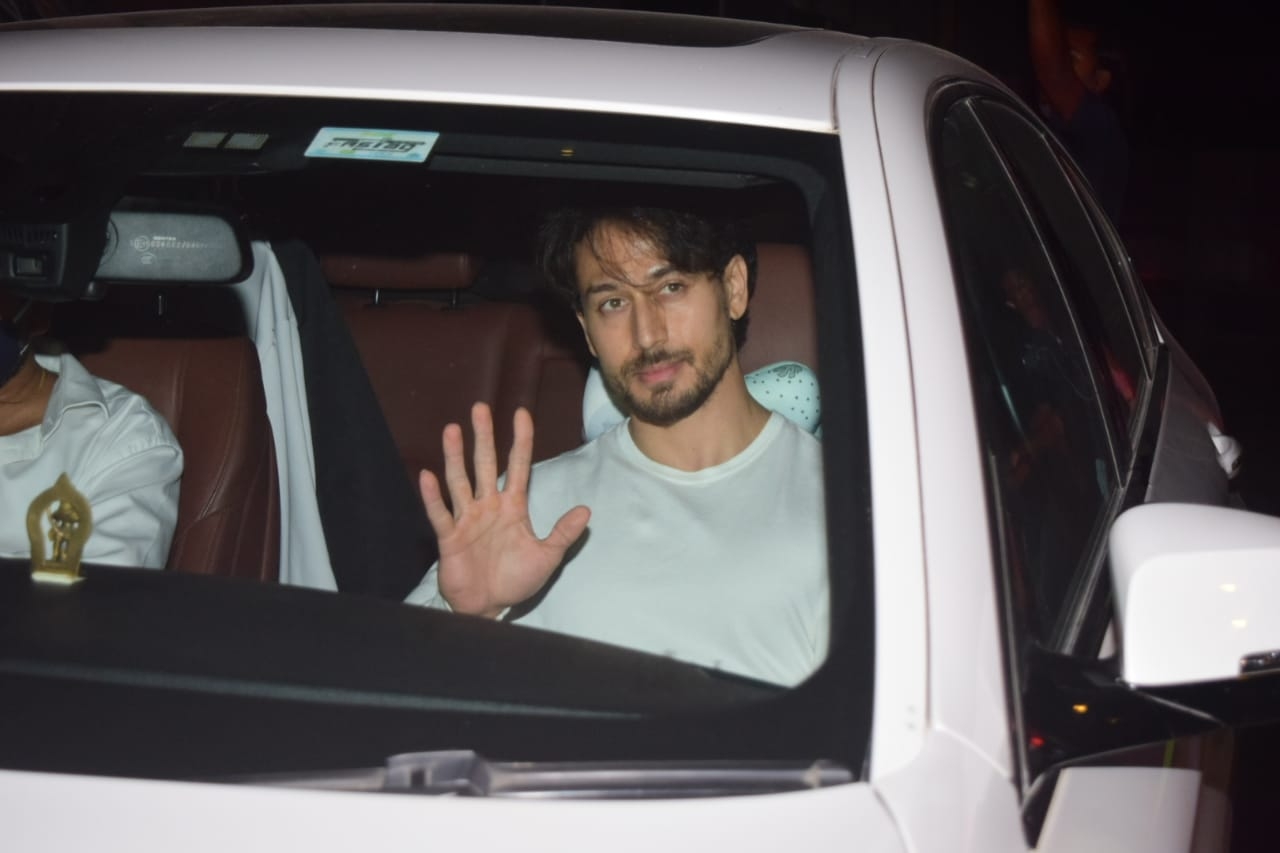 Mumbai: Tiger Shroff Spotted Pooja EntertainmentOffice in Juhu, on Feb 3rd, 2021. (Photo: IANS)