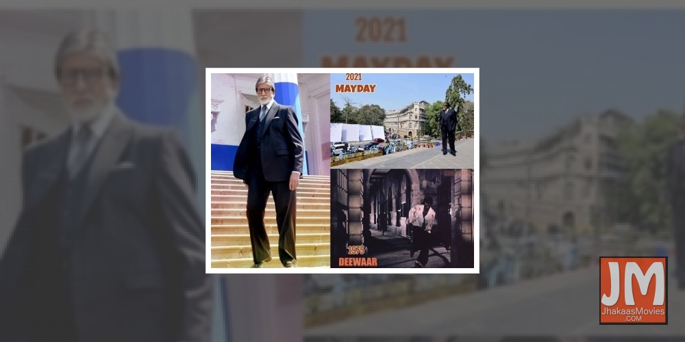 Why Big B was reminded of 'Deewar' on 'MayDay'set.