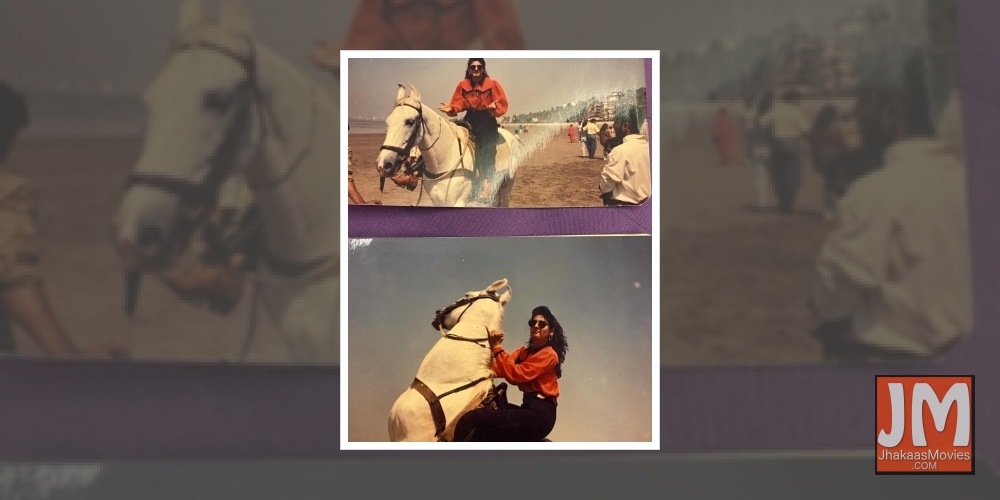 Raveena Tandon is more comfortable on a horse than motorcycle