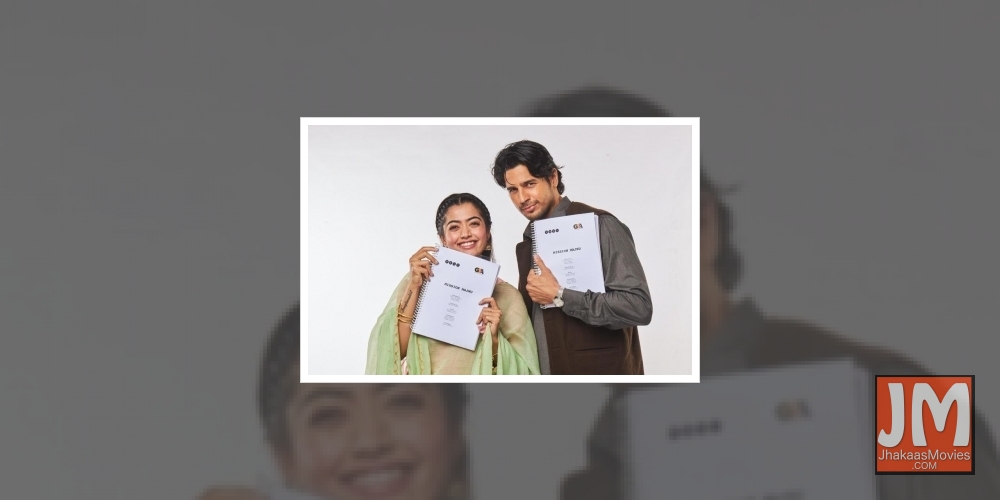 Sidharth Malhotra and Rashmika Mandanna begin 'Mission Majnu' shoot.