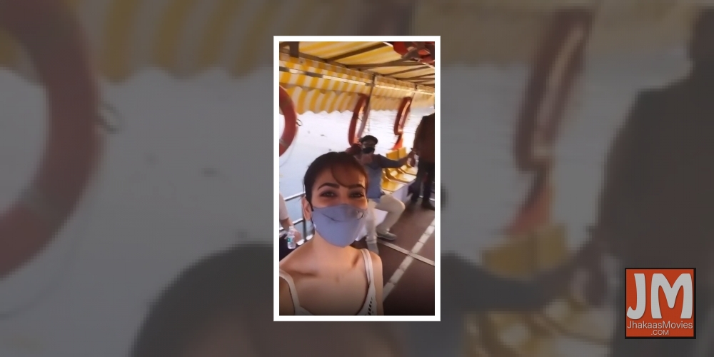Actress Kriti Kharbanda shared a video of her first jetty ride on Instagram on Thursday.