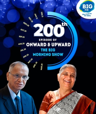 NR Narayana Murthy, Sudha Murthy guest speakers on BIG FM 