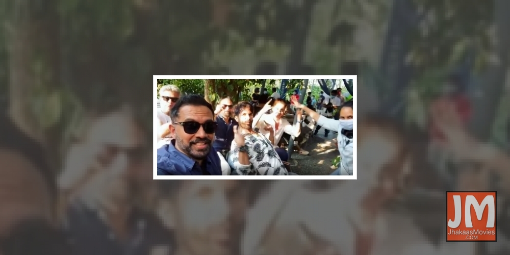 Actor Shahid Kapoor on Thursday gave his fans a glimpse of his fun side when he posted a video along with directors Raj and Dk, doing their own version of Yashraj Mukhate's viral Pawri mash-up.