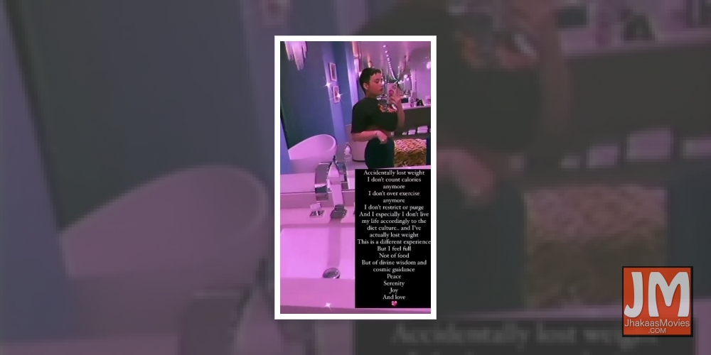 American singer-songwriter Demi Lovato took to Instagram and told her fans that she is celebrating her body.