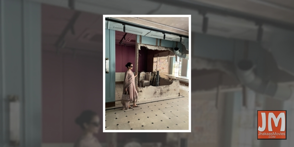 Actress Kangana Ranaut on Monday was at her Bandra office for a meeting, and she tweeted to express that visit left her heartbroken.