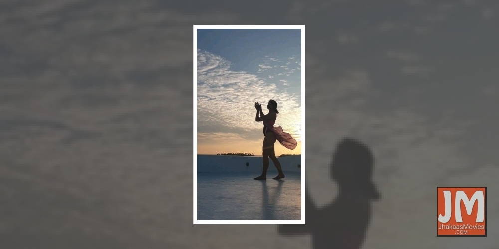 Actress Tanishaa Mukerji shared a motivating post for her followers on Instagram on Tuesday. The actor posted a video of her doing yoga asanas outdoor. She is currently holidaying in Maldives.