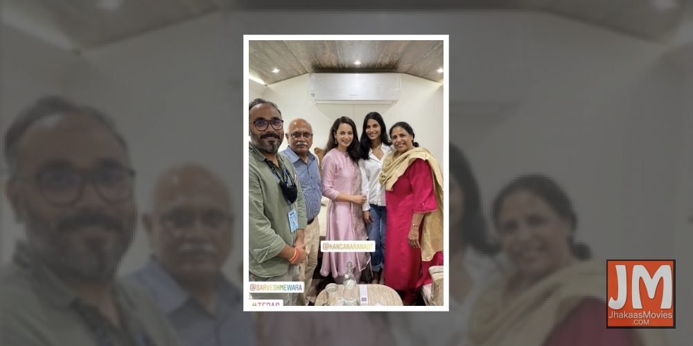 Bollywood actress Kangana Ranaut on Wednesday went out of her way to shower praise on debutant director Sarvesh Mewara, who is calling the shots on her upcoming film Tejas. Shoot for the film started the day before.