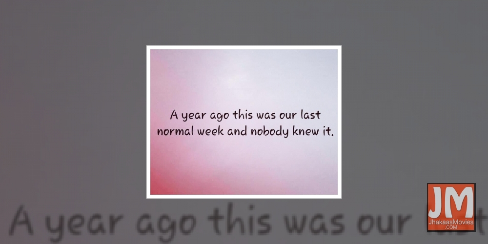 Bollywood actor Arshad Warsi on Sunday recalled memories from March last year, which witnessed the onset of the Covid-19 pandemic in India.