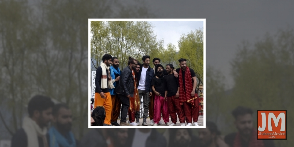 Bollywood actor Vicky kaushal and actress Sonal chauhan in uri area of baramulla district