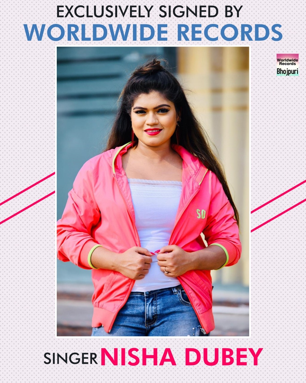Bhojpuri actress, singer Nisha Dubey associated with Worldwide Records.