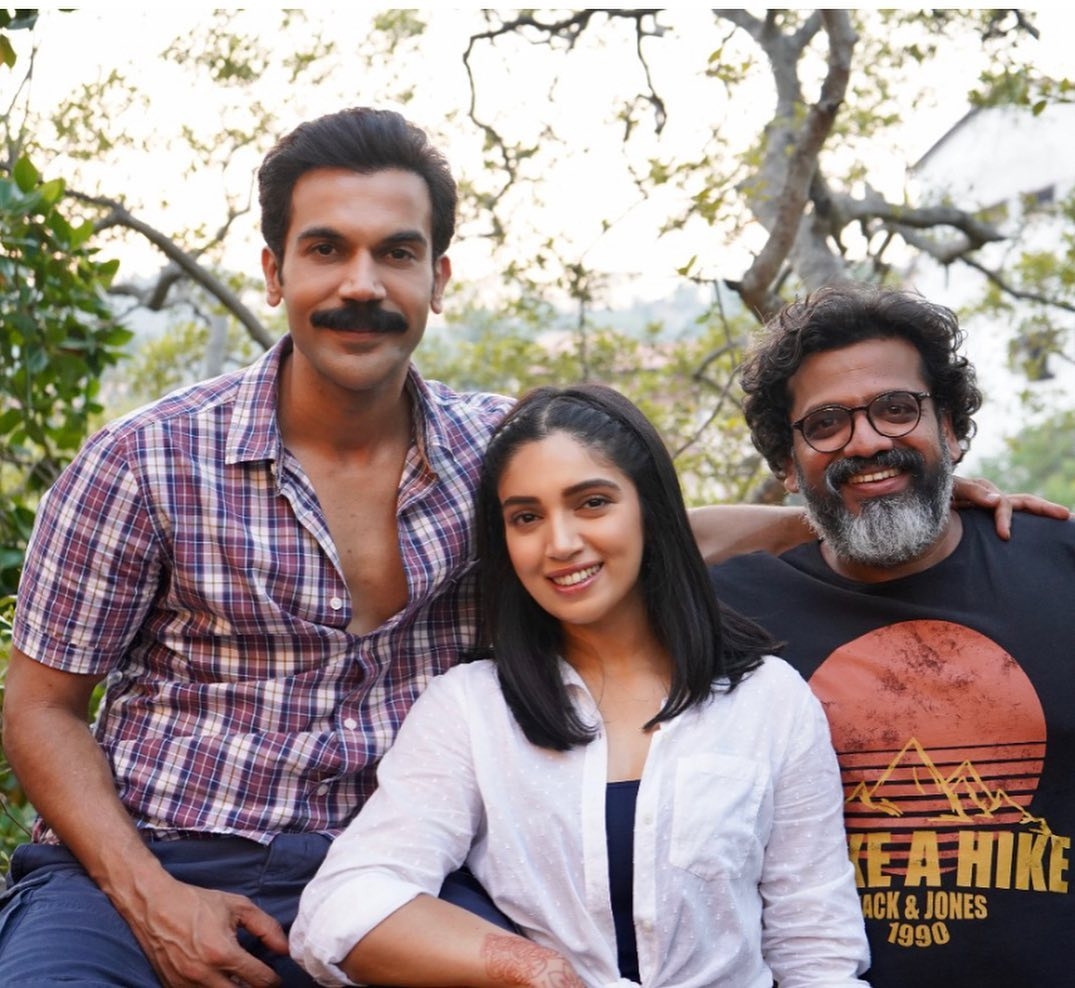 Rajkummar Rao, Bhumi Pednekar wrap up 'Badhaai Do' shoot.(photo:instagram)
