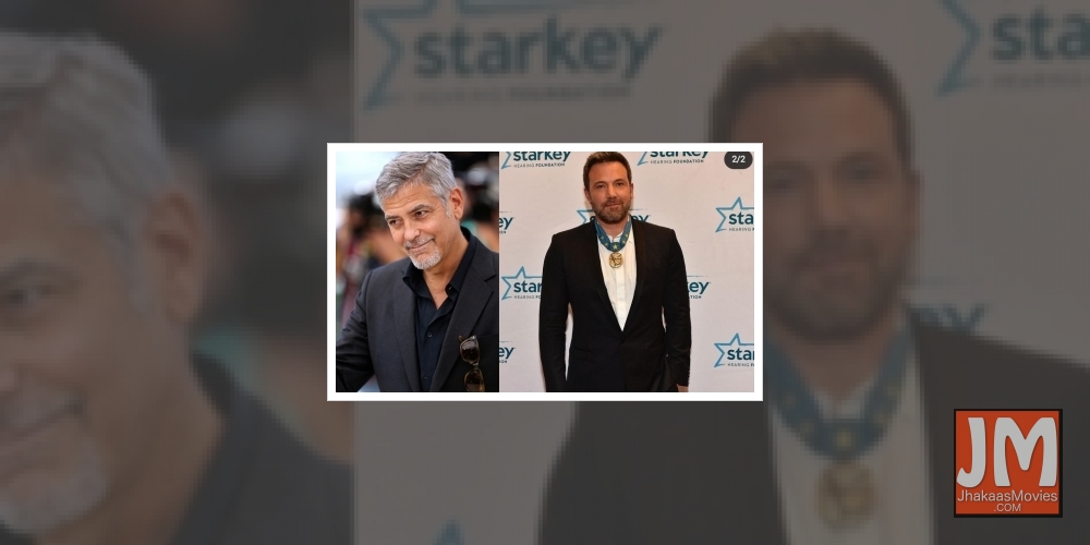 George Clooney spotted directing Ben Affleck in new film.