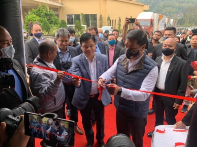 Arunachal CM Pema Khandu unveils portable cinema theatre in Itanagar