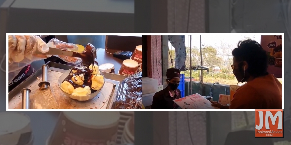 Sudheer Babu gorges on over 8K calories ice-cream.