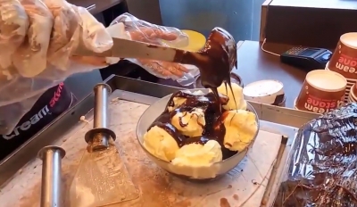 Sudheer Babu gorges on over 8K calories ice-cream!