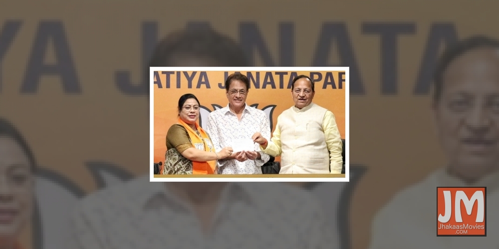 New Delhi: Most popular Indian TV serial Ramayan actor Arun Govil join BJP in presence of BJP National General Secretary Arun Singh at BJP HQ, DDU Marg, in New Delhi On Thursday March 18, 2021.